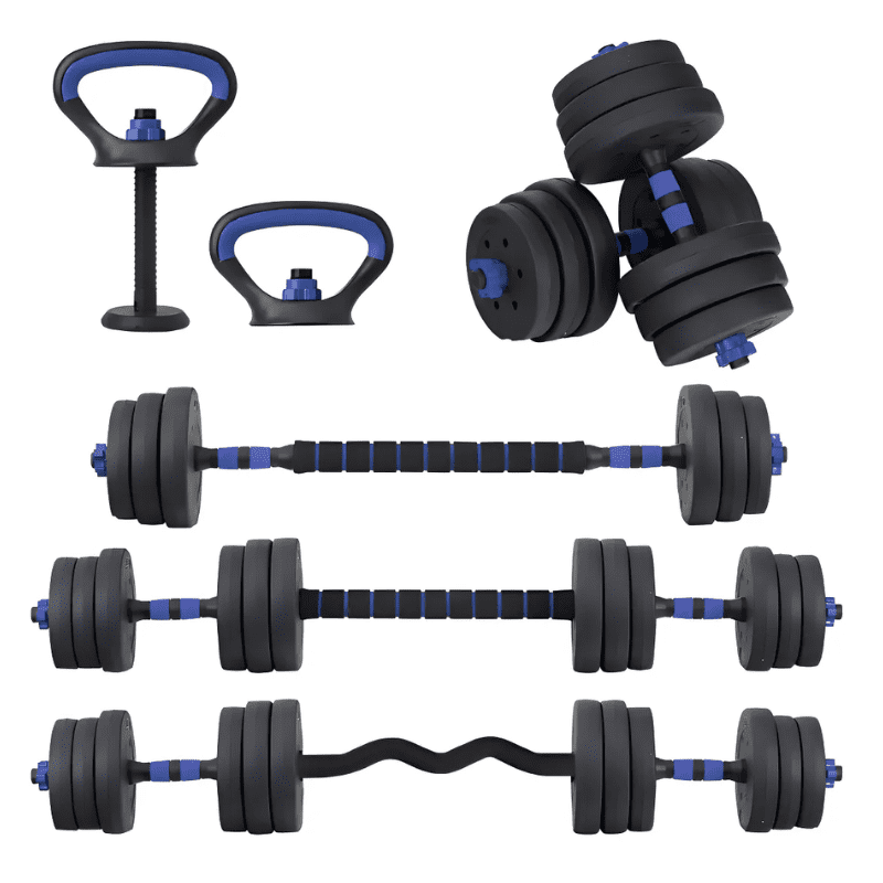 Set Mancuernas Barras Pesas Rusas Unibles 20 Kg Hyperhike