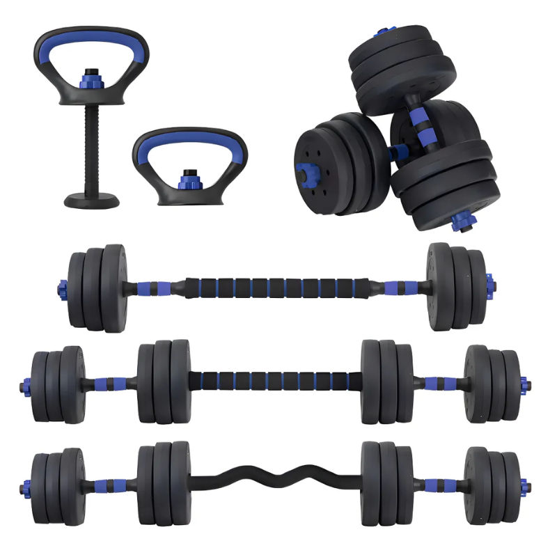 Set Mancuernas Barras Pesas Rusas Unibles 20 Kg Hyperhike