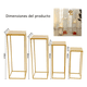 thumbnail image 2 of Mesas Candy Bar Decoracion 4 Pzs Estructura Metalicas Fiesta, 2 of 3