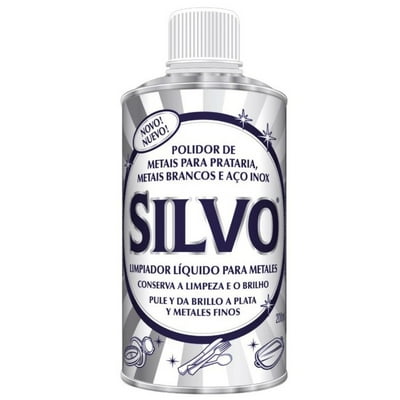 Limpiador Plata Líquido Botella 200 Ml Silvo
