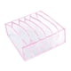 thumbnail image 2 of Organizador De Ropa Interior Plegable Bragas Sujetador Cajón Caja De Almacenamiento Rosa 6 Gripes, 2 of 5