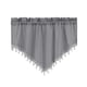thumbnail image 5 of Cenefa Triangular Para Tratamiento De Ventanas, Cortina Para Cocina, Cafetería, Sótano, Gris, 5 of 5