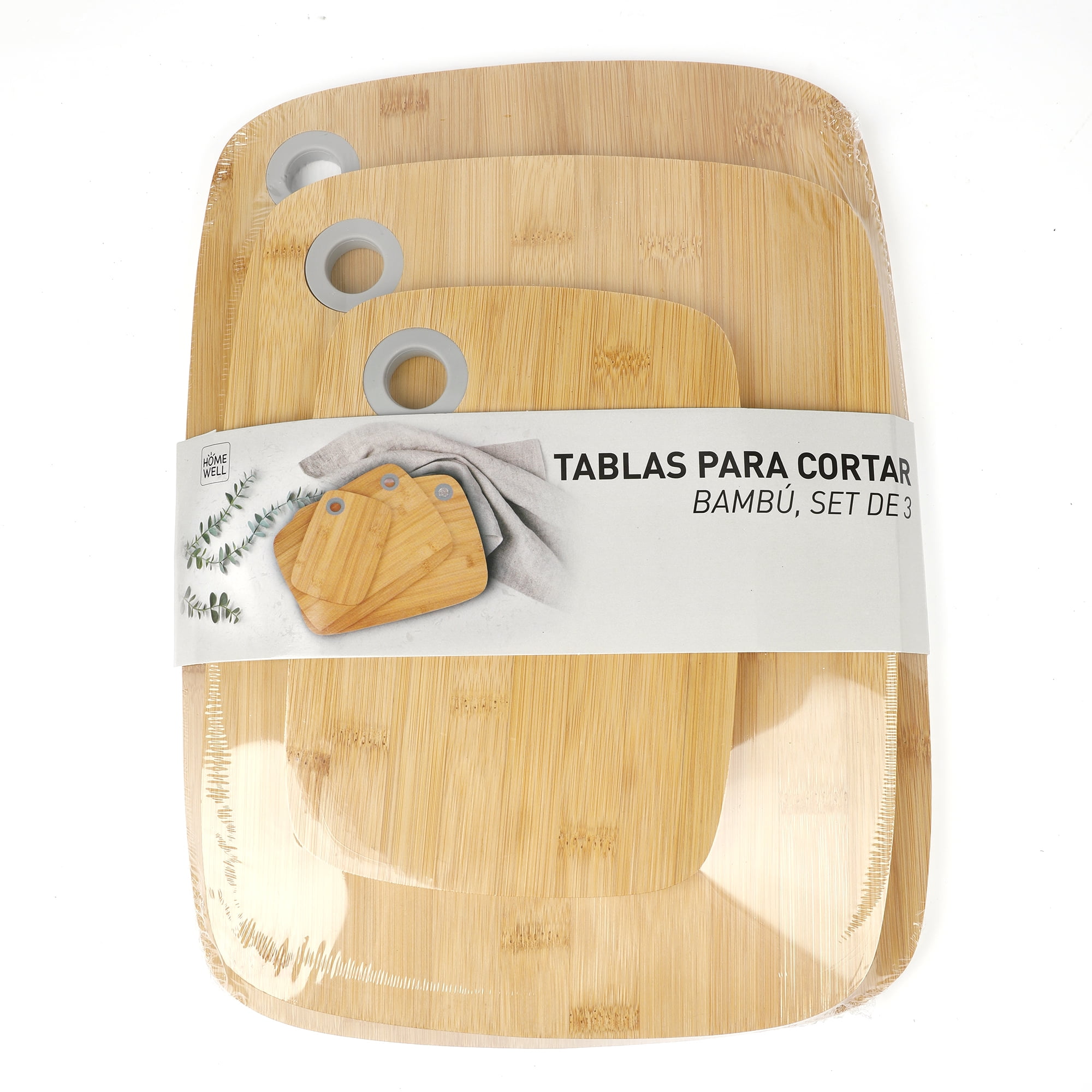 Homewell - Tabla Para Cortar Bambu *3