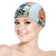thumbnail image 5 of Sr. Magoo Gorro de Natación de Licra, Gorro de Baño de Tela Cómoda, Gorro Elástico Antideslizante para Hombres, Mujeres y Niños, 5 of 6
