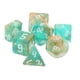 thumbnail image 1 of Juego De Dados Multifacéticos De 7 Piezas, Juegos De Mesa, Accesorios Para Fiestas, Juguetes Educativos, Verde Y Café, 1 of 5