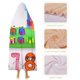 thumbnail image 4 of Charlie Y Los Números Manta Capa Con Capucha Anti bolitas Manta De Lana Ártica Suave Manta Portátil De Felpa Ligera Y Lujosa Poncho Para Siesta En Casa Y Oficina 100*130cm, 4 of 6