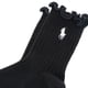 thumbnail image 3 of Calcetines tipo polo Ralph Lauren Lettuce Edge negros para mujer, 3 of 7