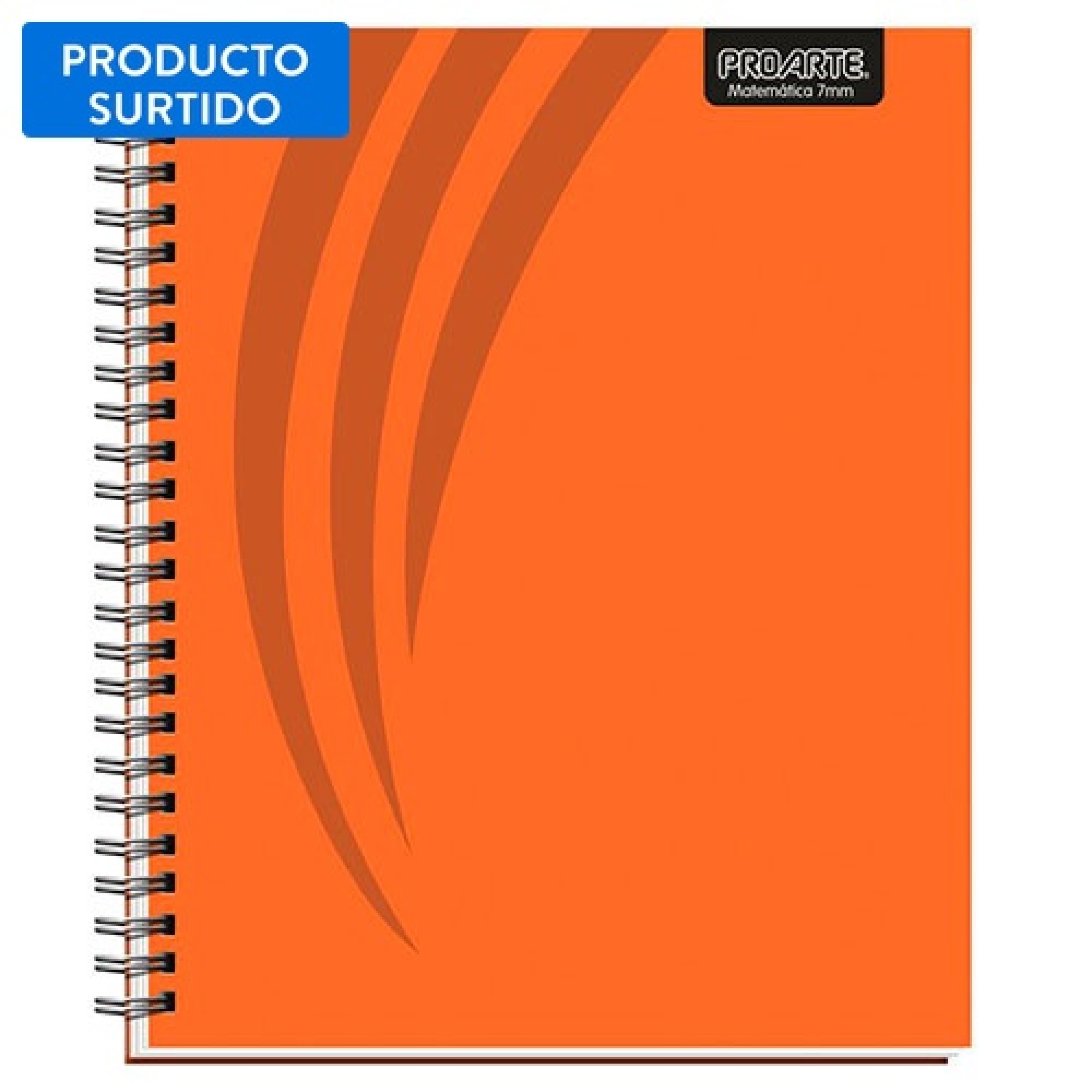 Cuaderno Universitario 7mm Liso 100 Hojas, Color Surtido 1 Un 1 Un Proarte