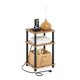 thumbnail image 1 of Mesa Lateral Furinno Just de 3 Niveles con Puerto de Carga USB, 1 of 9