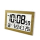thumbnail image 2 of Reloj despertador digital, calendario y temperatura, reloj LCD de repetición, visualización de números grandes, con pilas, reloj de , luz 201x124x26 cm, 2 of 5