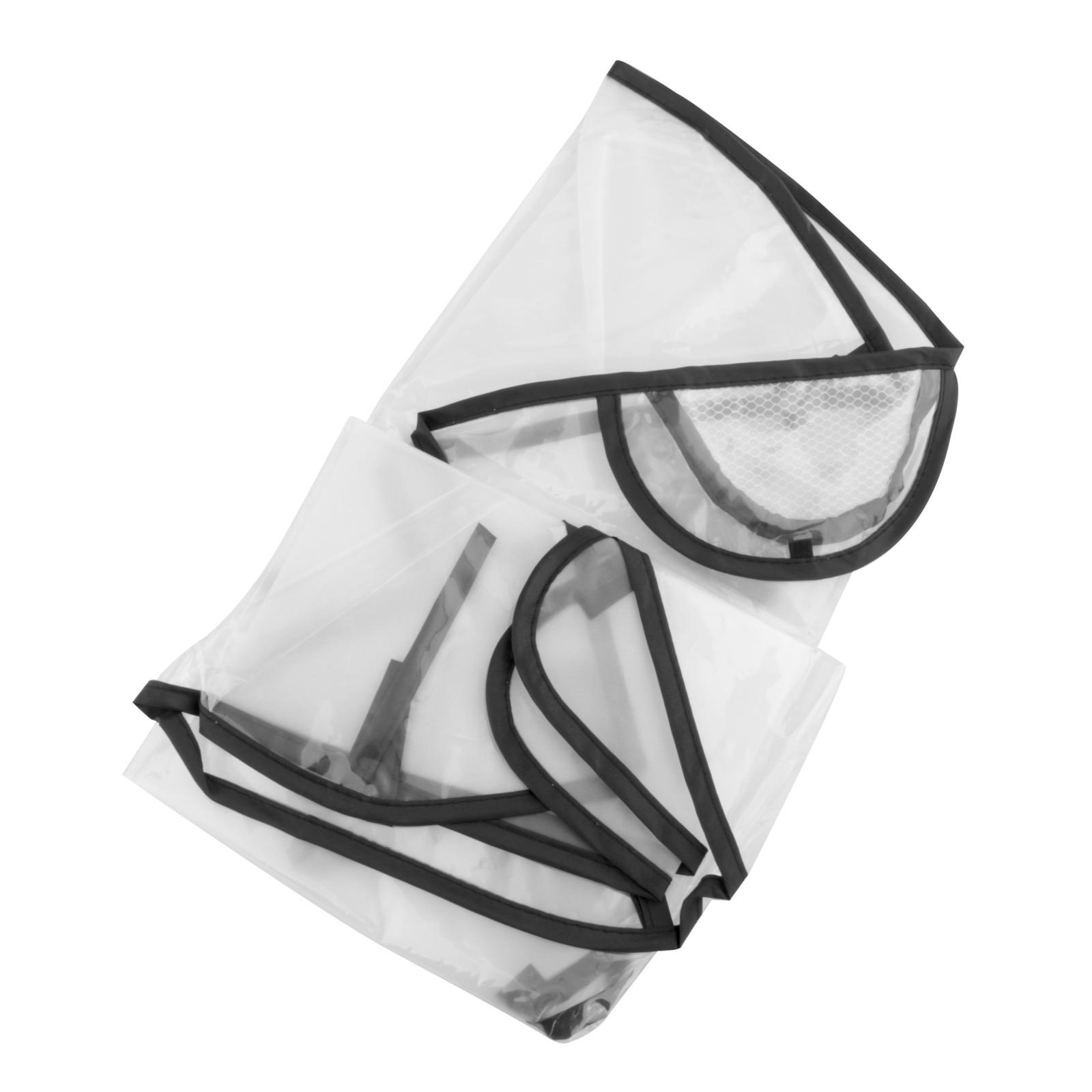 Magideal - Funda De Lluvia Para Cochecito, Protección Universal, Fácil De Instalar, Transpirable, Para Viajes, Resistente A La Intemperie, Accesorio Para Cocheci