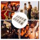 thumbnail image 5 of Unique Bargains Navidad 10 Piezas Tatuajes Falsos Realistas Halloween Tatuaje Temporal para Adultos Gris Negro, 5 of 5