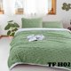 thumbnail image 1 of Frazada con Chiporro 1.5 Plazas + 1 Funda de Almohada - Verde TFH02, 1 of 1