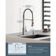 thumbnail image 4 of Grifo de cocina FORIOUS de níquel cepillado con rociador desplegable, 4 of 7