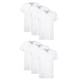 thumbnail image 1 of Camiseta Hanes de algodón con cuello en V para hombre, 6 unidades, color blanco, talla M, 1 of 7