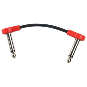 Bothyi - Cable De Conexión Para Guitarra, Pedal De Efectos De Bajo, Cable De Conexión Ts, Cable De Pedal De Efecto, 15Cm, Rojo