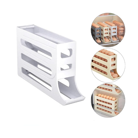 Genérico - Dispensador De Huevos Pro Con 4 Bases Perfecta Para Organizar Huevos