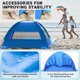 thumbnail image 5 of Carpa de Playa OAOA Innovation 220x151 cm UPF50+ con 3 Ventanas de Malla, 5 of 7