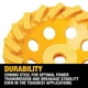 thumbnail image 3 of Llanta Diamond Cup DEWALT DW4772T XP Turbo de 4 pulgadas, 3 of 3