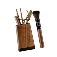 Bothyi - Juego De Té Tradicional De Kung Fu Para La Ceremonia Del Té Para Amantes Del Té, Regalos Familiares Para Las Vacaciones, Marrón Y Negro