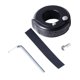 thumbnail image 2 of Gancho Para Manillar De Bicicleta, Accesorios Para Montar, Gancho Para Colgar Resistente, Gancho Plegable, Negro, 2 of 5