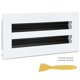 thumbnail image 1 of Cubierta Moderna De Ventilación De Aire Acondicionado De 10 X 4 Pulgadas Rejilla Decorativa Blanca, 1 of 9