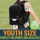 thumbnail image 3 of Bolsa de fútbol juvenil Athletico Soccer Mochila de baloncesto negra, 3 of 9