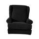 thumbnail image 1 of Wing Back Arm - Funda Para Silla De 2 Piezas Wingback Sofa Slipcover Negro, 1 of 5