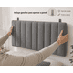 thumbnail image 5 of Cama Europea Somnia 2 Plazas + Respaldo Tubular Madera Lino, 5 of 9