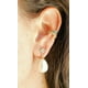 thumbnail image 3 of Aros Sin Perforacion Resina Lagrima Zirconia Baño De Oro, 3 of 3
