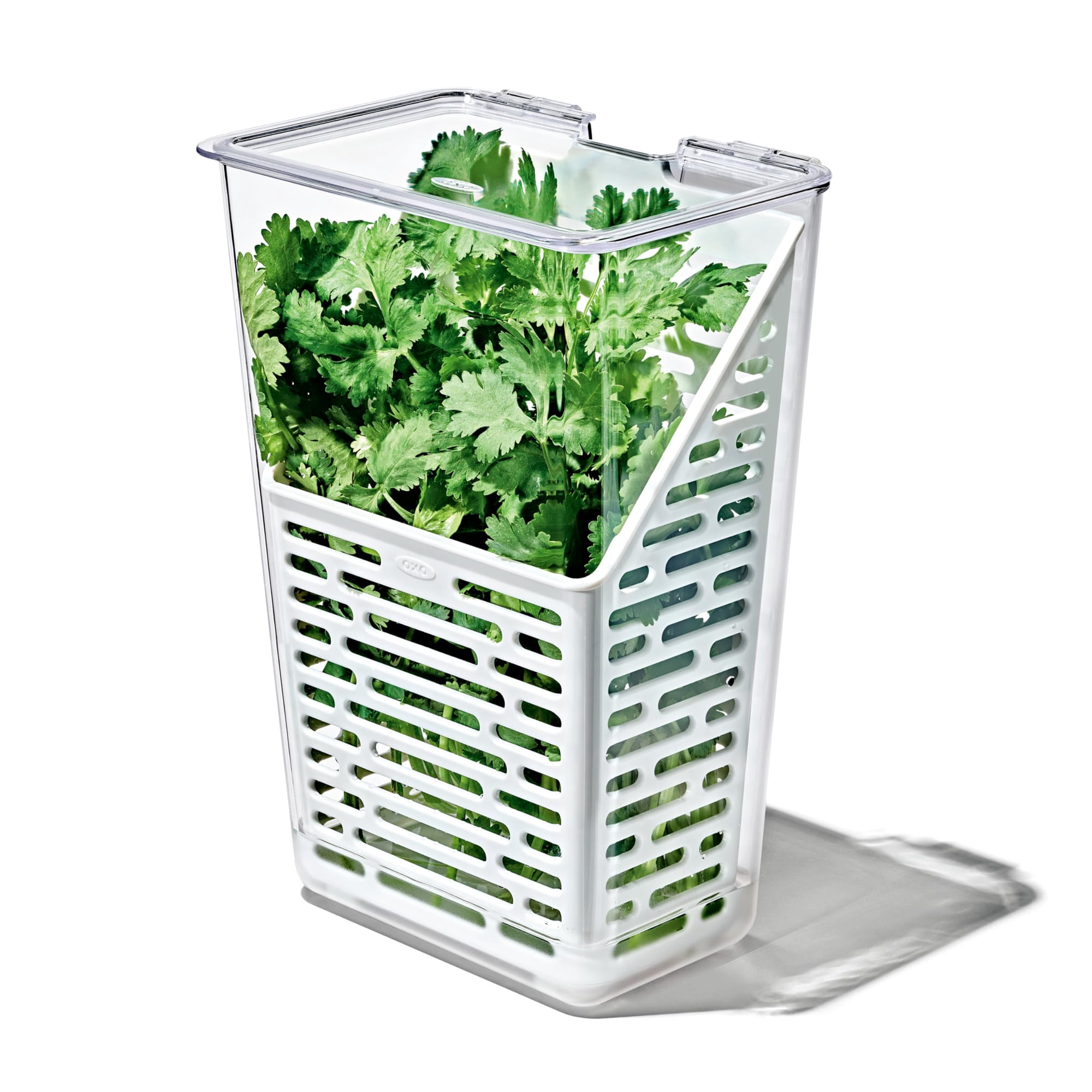 Herb Keeper Oxo Good Grips Produce Saver, Color Blanco
