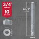 thumbnail image 2 of Anclajes de cuña SURGE BUILDING PRODUCTS 21 cm 3/4 in – paquete de 10, 2 of 8