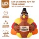 thumbnail image 3 of Pavo hinchable Joiedomi de 183 cm con LED para decoración de patio, 3 of 8