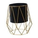 thumbnail image 2 of Soporte De Jardinera De Metal Accesorios Soporte De Maceta Para Bodas Decoración Interior Al Aire Libre Negro Geométrico, 2 of 5