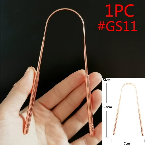 Stainless Steel Tongue Scarper For Oral hygiene tongue Scraper Cleaner Beauty Health Gratte Langue Tounge Scrapper Brush