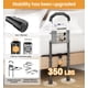 thumbnail image 3 of Baranda de cama HOMLAND ajustable de seguridad y soporte 159 kg, negra, 3 of 9