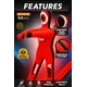 thumbnail image 5 of Dummy Stylus Junior King de lucha libre, 19 cm, sin relleno, rojo, 5 of 9