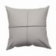 thumbnail image 1 of Pack 6 fundas de cojines almohada eco-cuero impermeable 43 cm color gris claro, 1 of 3