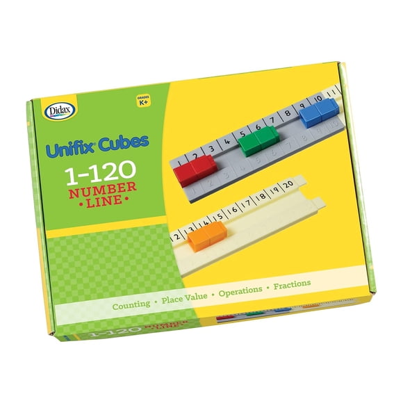Pista numérica Didax UNIFIX® 1-120 para grados K-2