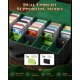 thumbnail image 5 of Caja de Almacenamiento para Cartas MoKo 3900+ Capacidad Negro y Verde, 5 of 9