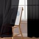 thumbnail image 4 of Cortinas Simplebrand 160 cm Negro 2 Paneles con Bolsillo para Barra, 4 of 8