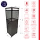 thumbnail image 2 of Estufa a Gas Exterior VULKAN Black + Funda Terraza Patio Jardin, 2 of 8