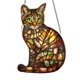 thumbnail image 4 of Atrapasue?os Colgante De Acrílico 2D Con Forma De Gato, Arte De Pared Para Sala De Juegos, Porche Y Balcón, 4 of 5