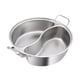 thumbnail image 3 of SHABU SHABU Pot De Acero Inoxidable Mandarin Duck Pot Para Acampar En El Hogar, 3 of 5