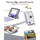 thumbnail image 3 of Funda con teclado ESR para iPad Air de 11 pulgadas con panel táctil, color morado, 3 of 9
