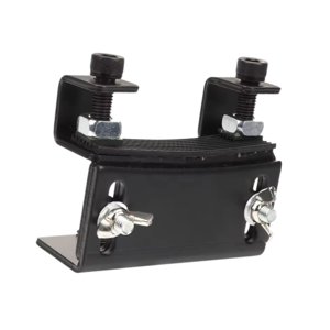 Magideal - De Tambor De Bajo, Accesorios De Ajuste De Elevación, Soporte Ligero, Almohadilla De Tambor De Metal Profesional, Juego De Batería Electrón Negro