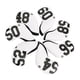 thumbnail image 4 of 10Pcs Neopreno Golf Club Headcover Hierro Head Cover Cuña Protector Manga Blanco, 4 of 5