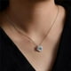 thumbnail image 3 of Collar Love Pendant con Piedra de Nacimiento Plata, 3 of 3