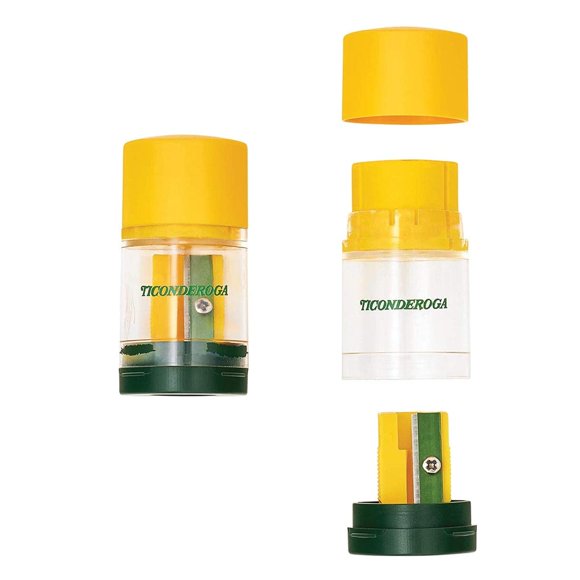 Sacapuntas Ticonderoga 5 cm Amarillo/Verde