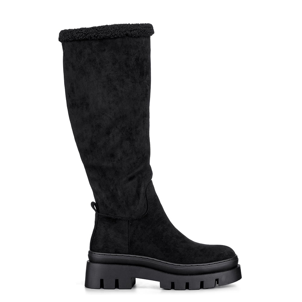 Botas Largas Mujer Casual Moda Gamuza Plataforma Weide Hx511